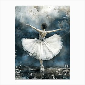 Ballerina watercolor Canvas Print