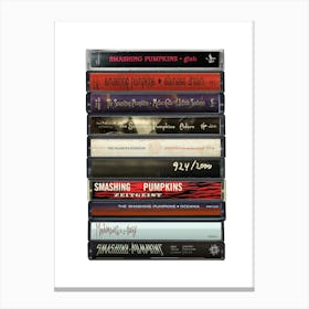 Smashing Pumpkins - Albums - Cassette Print Canvas Print