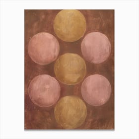 'Six Circles' Canvas Print