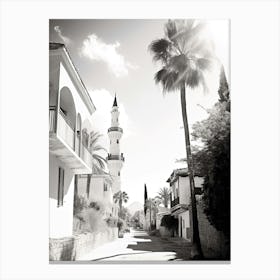 Antalya, Turkey, Photography In Black And White 4 Canvas Print