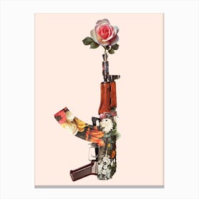 Flower Gun Canvas Print