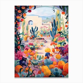 House Garden 4 Canvas Print