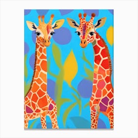 Giraffes Canvas Print