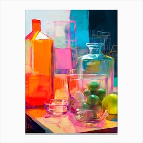 Neon Still Life No 2 Canvas Print