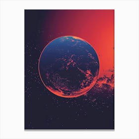 Earth In Space 1 Canvas Print