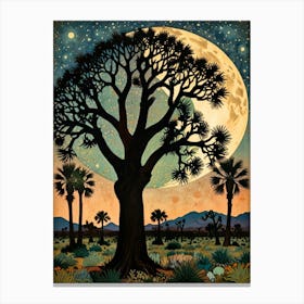 William Morris Joshua Tree Canvas Print