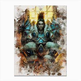 Varian Wrynn World Of Warcraft 1 Canvas Print