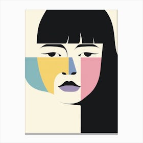 Face Of A Woman 94 Canvas Print