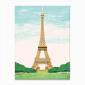 Paris Eiffel Tower Art Print Canvas Print