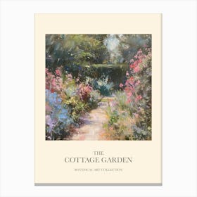 Cottage Garden Poster English Oasis 5 Canvas Print