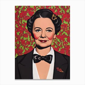 Helen Hayes Illustration Movies Canvas Print