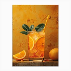 Orange Iced Tea 5 Canvas Print