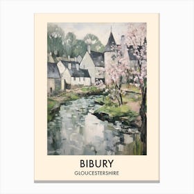 Bibury (Gloucestershire) Painting 7 Travel Poster Canvas Print