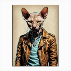 Sphynx Cat 4 Canvas Print