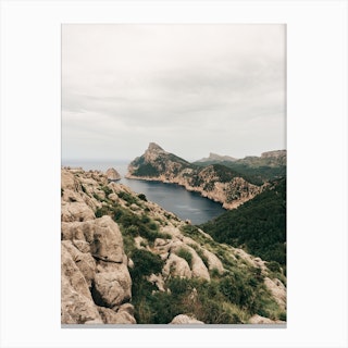 Cliffs Of Cap De Formentor On Mallorca In Spain Canvas Print