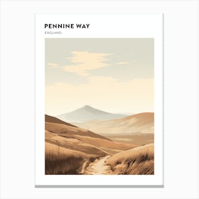 Pennine Way England 2 Hiking Trail Landscape Poster Canvas Print