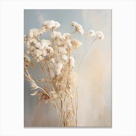 Boho Dried Flowers Forget Me Not 8 Canvas Print