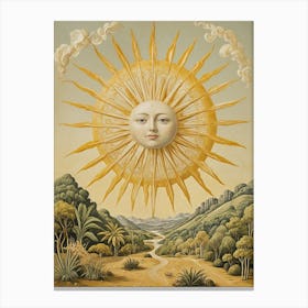 Wise Sun Canvas Print