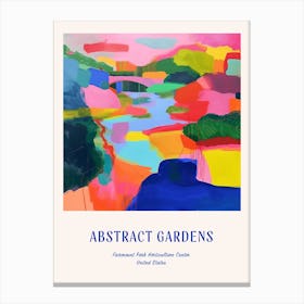 Colourful Gardens Fairmount Park Horticulture Center Usa 2 Blue Poster Canvas Print