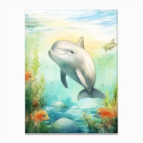 Amazon River Dolphin 1 Canvas Print