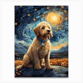 Labradoodle Art Canvas Print