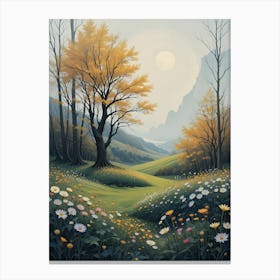 Flowering Meadow Canvas Print