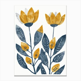 Yellow Flowers 6 Canvas Print