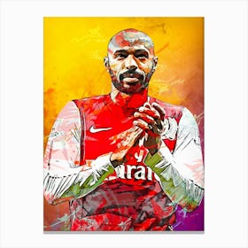 Thierry Henry Arsenal 1 Canvas Print