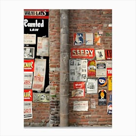 Interesting Walls ~Reimagined 13 Canvas Print