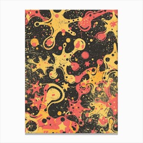 Paint Splatters Canvas Print