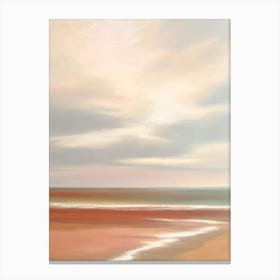 Cromer Beach, Norfolk Neutral 1 Canvas Print