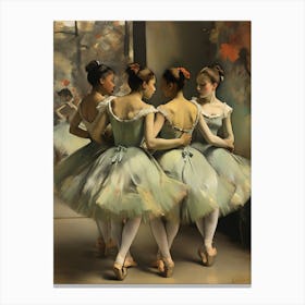Four Ballerinas 2 Canvas Print