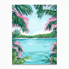 Tropical Background 8 Canvas Print