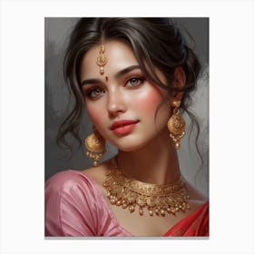 Indian Beauty Canvas Print