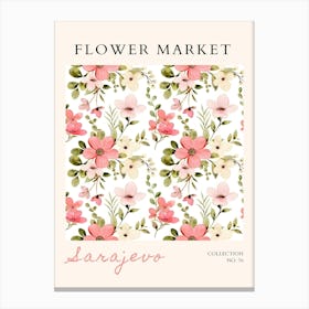 Flower Market 55 Canvas Print