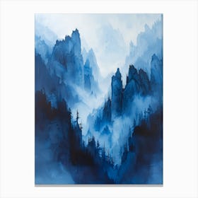 Chinese Mountains Canvas Print