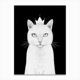 Queen Cat Canvas Print