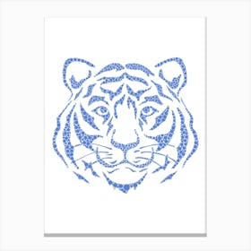 Blue Tiger Stampe su tela