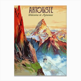 Artouste Ski Area, Pyrenees, France Canvas Print