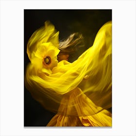 Dancing Yellow Canvas Print