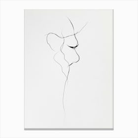 Portrait Of A Woman 4 Canvas Print