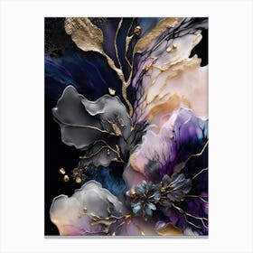 Abstract Floral Painting 1 Canvas Print