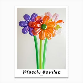 Dreamy Inflatable Flowers Poster Asters 4 Canvas Print