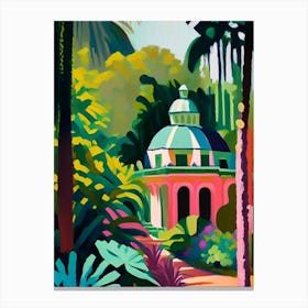 Jardim Botânico De Curitiba, Brazil Abstract Still Life Canvas Print