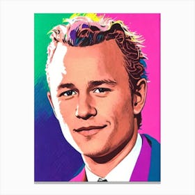 Heath Ledger Pop Movies Art Movies Canvas Print