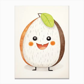 Friendly Kids Coconut 2 Canvas Print