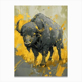 Buffalo Precisionist Illustration 1 Canvas Print