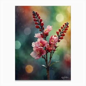 Blooming Cherry Blossoms Canvas Print