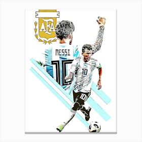 messi Canvas Print