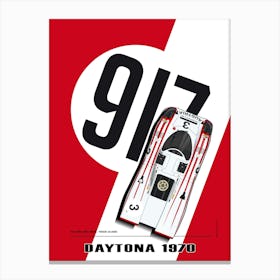 Porsche 917 Daytona 1970 Canvas Print